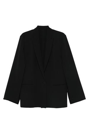 Black single-breasted blazer ALBERTA FERRETTI | A050751340555